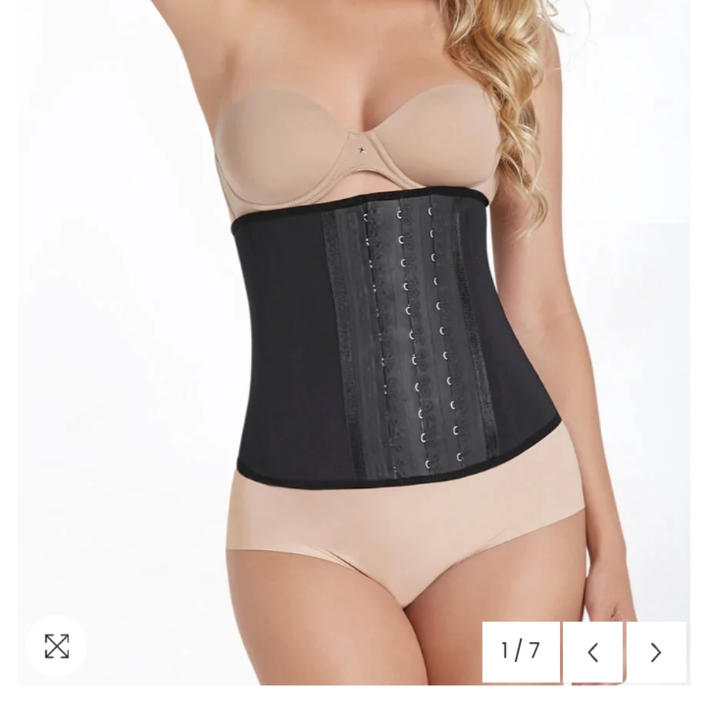 Body Flex Womens Short Latex Waist Trainer.
